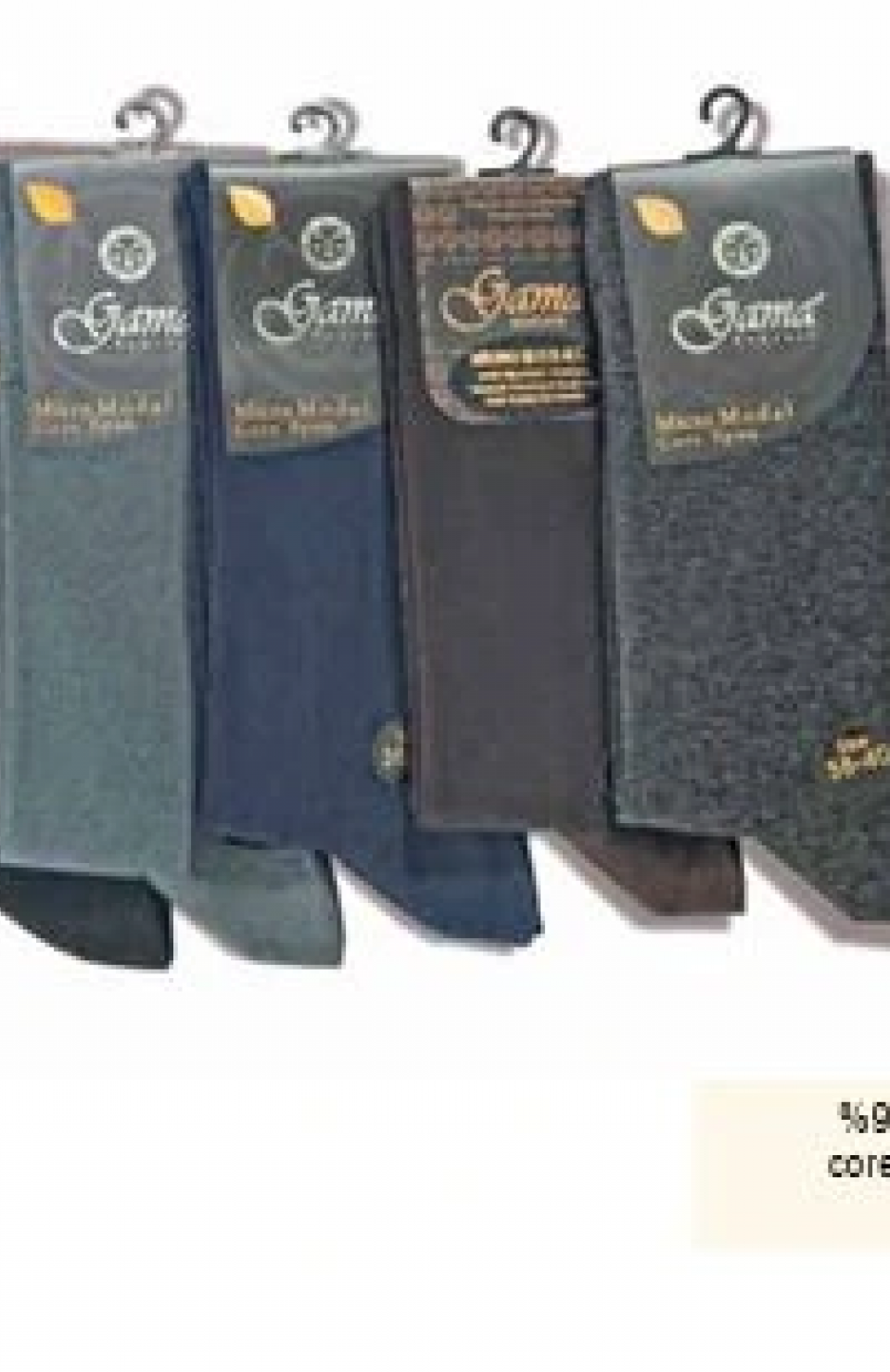 Gama 915 Erkek Mikro Modal Core Spun Pamuk Çorap