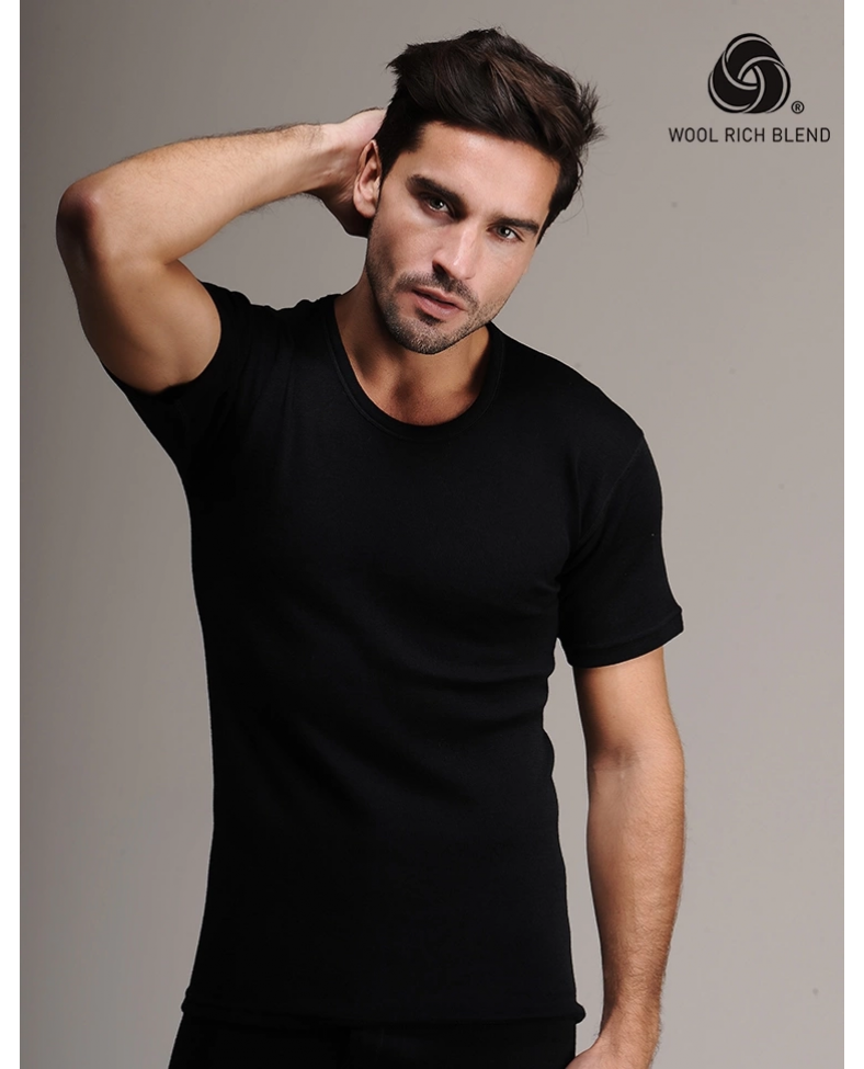 Hasyün 2005 Erkek Kısa Kol Yün Fanila