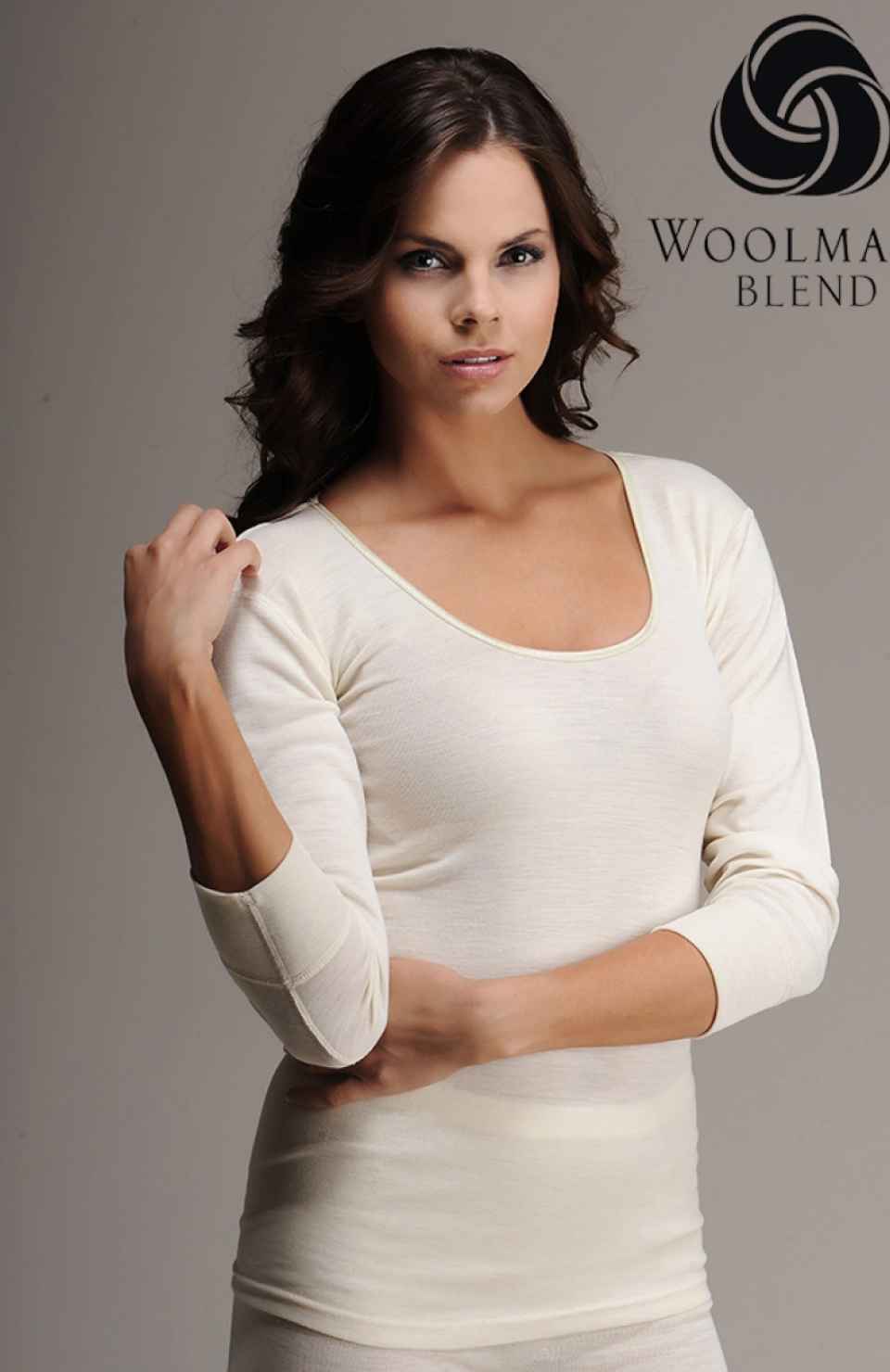 Hasyün 303 Kadın Ribana Yün Uzun Kol Atlet