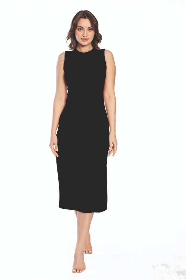 Imer 3164 Kalın Askı Uzun Viskon Elbise Kombinezon