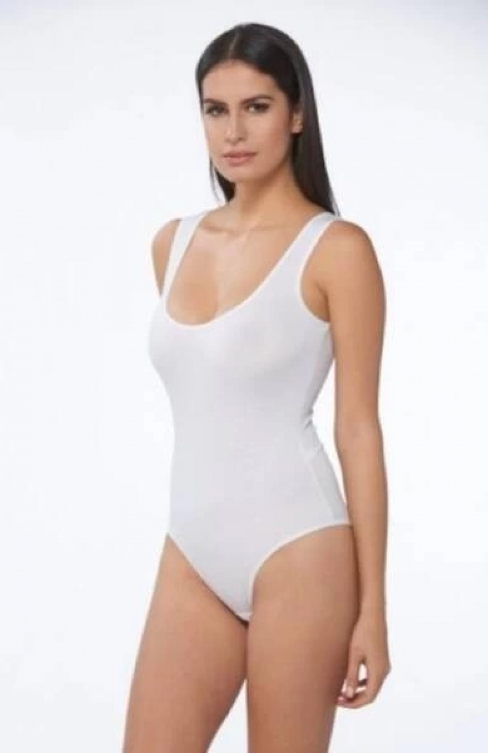 Imer 9252 Kadın Kalın Askılı Çıtçıtlı Atlet