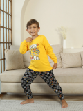 Kapitex 7101 Erkek Çocuk Uzun Kol Pijama Takımı