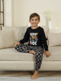 Kapitex 7101 Erkek Çocuk Uzun Kol Pijama Takımı