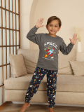 Kapitex 7114 Erkek Çocuk Uzun Kol Pijama Takımı