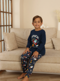 Kapitex 7114 Erkek Çocuk Uzun Kol Pijama Takımı