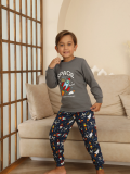 Kapitex 7114 Erkek Çocuk Uzun Kol Pijama Takımı