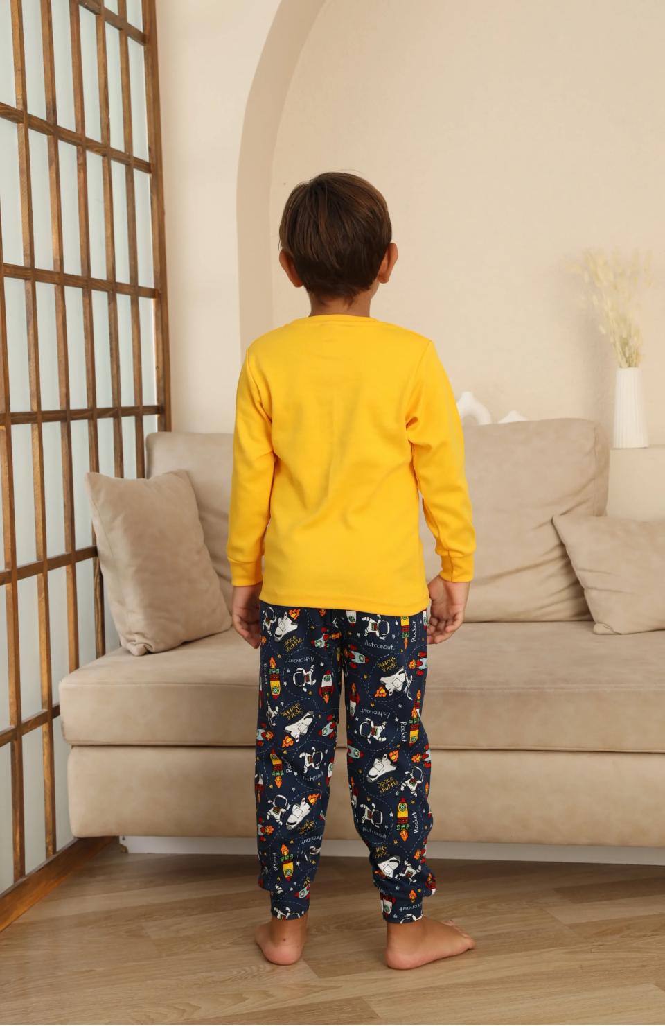 Kapitex 7114 Erkek Çocuk Uzun Kol Pijama Takımı