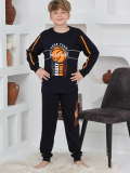 Kapitex 7118 Erkek Çocuk Uzun Kol Pijama Takımı