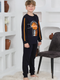 Kapitex 7118 Erkek Çocuk Uzun Kol Pijama Takımı