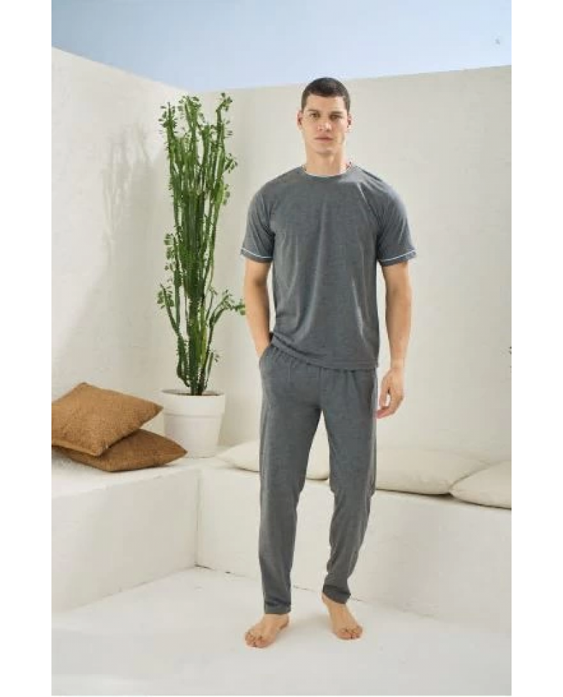 Kocabey 2092 Erkek O.Yaka Pijama Takım
