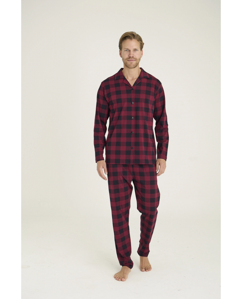 Kocabey 9209 Erkek Apaj Yaka Pijama Takım