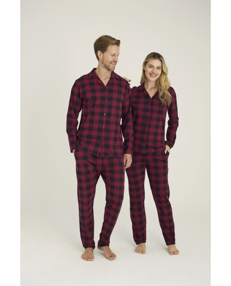 Kocabey 9209 Erkek Apaj Yaka Pijama Takım