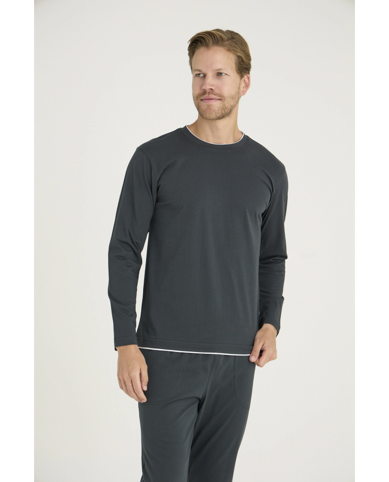 Kocabey 9222 Erkek O.Yaka Pijama Takım