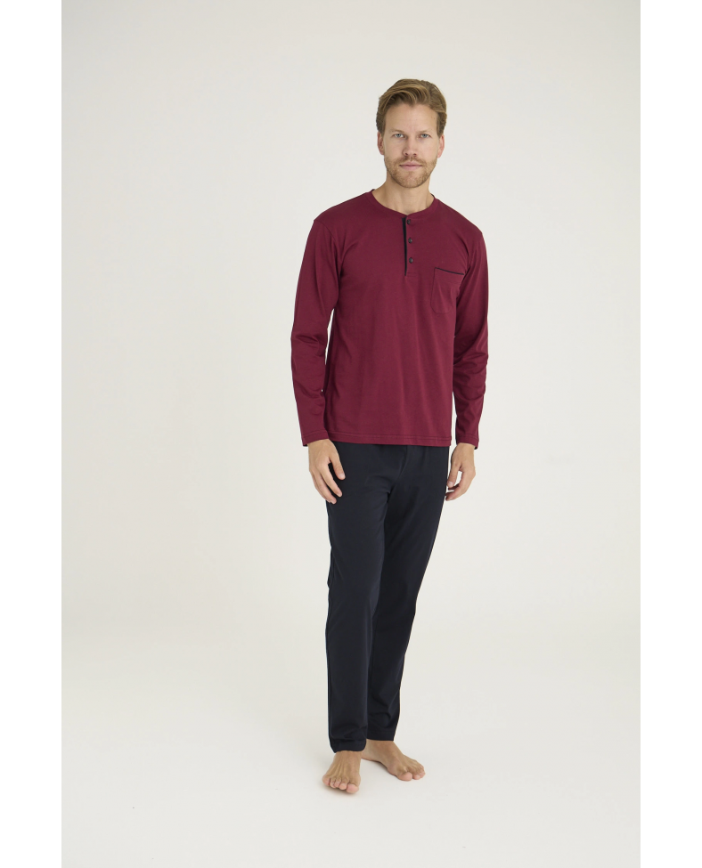 Kocabey 9250 Erkek Midi Yaka Pijama Takım