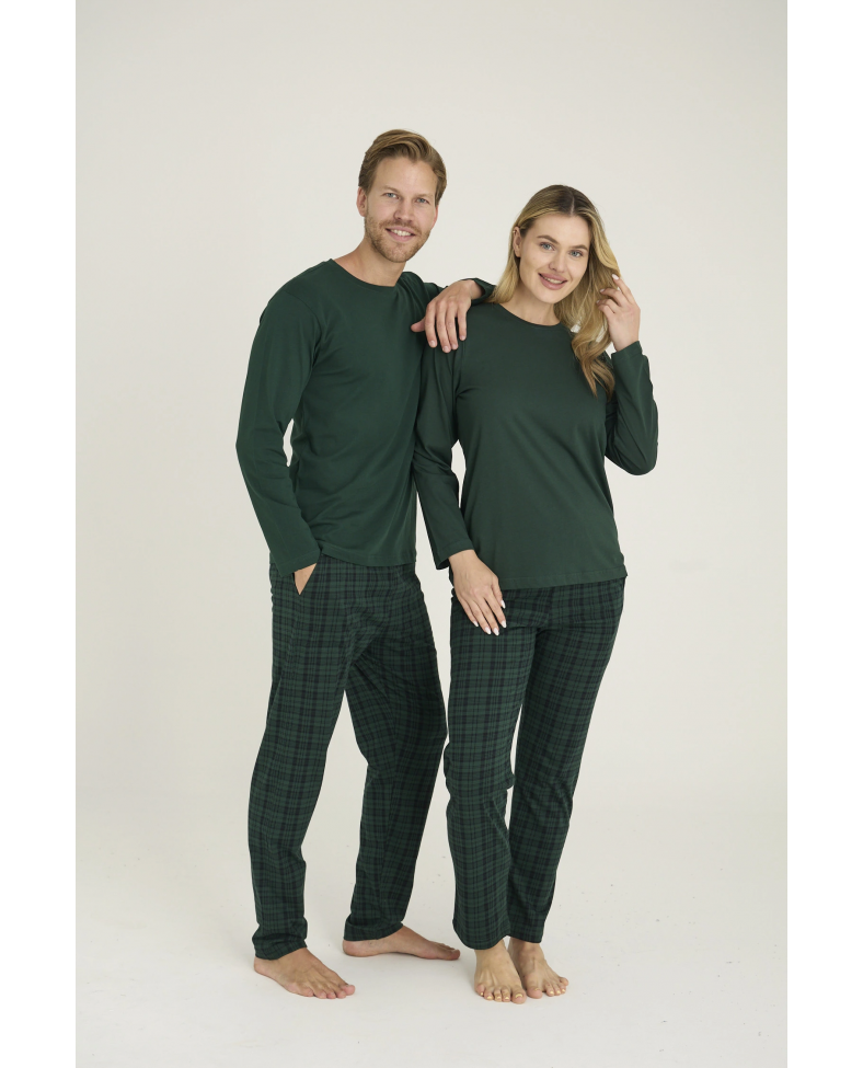 Kocabey 9273-K Kadın O Yaka Pijama Takım