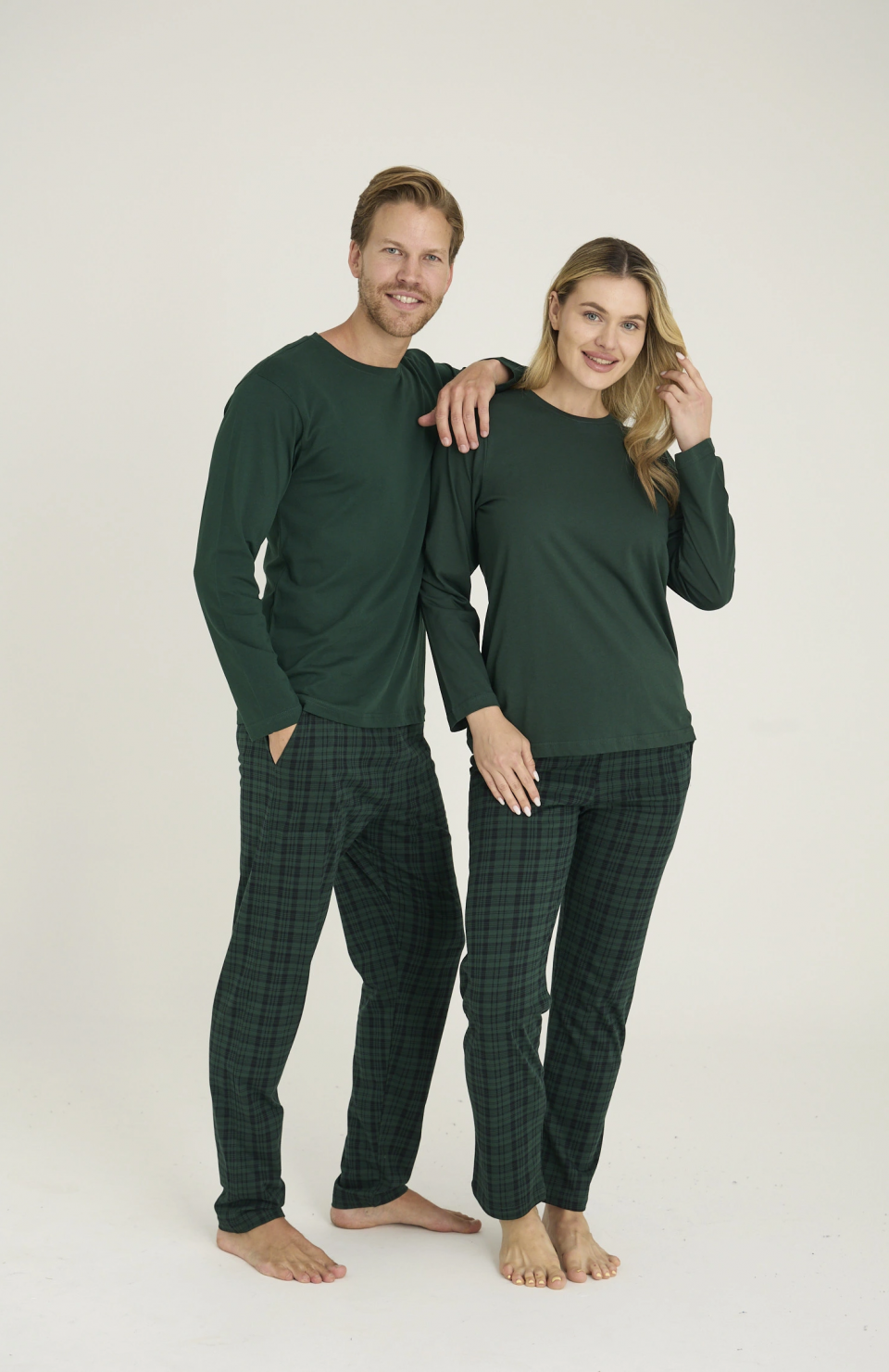 Kocabey 9273-K Kadın O Yaka Pijama Takım