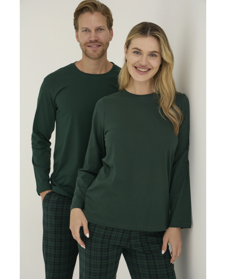 Kocabey 9273-K Kadın O Yaka Pijama Takım