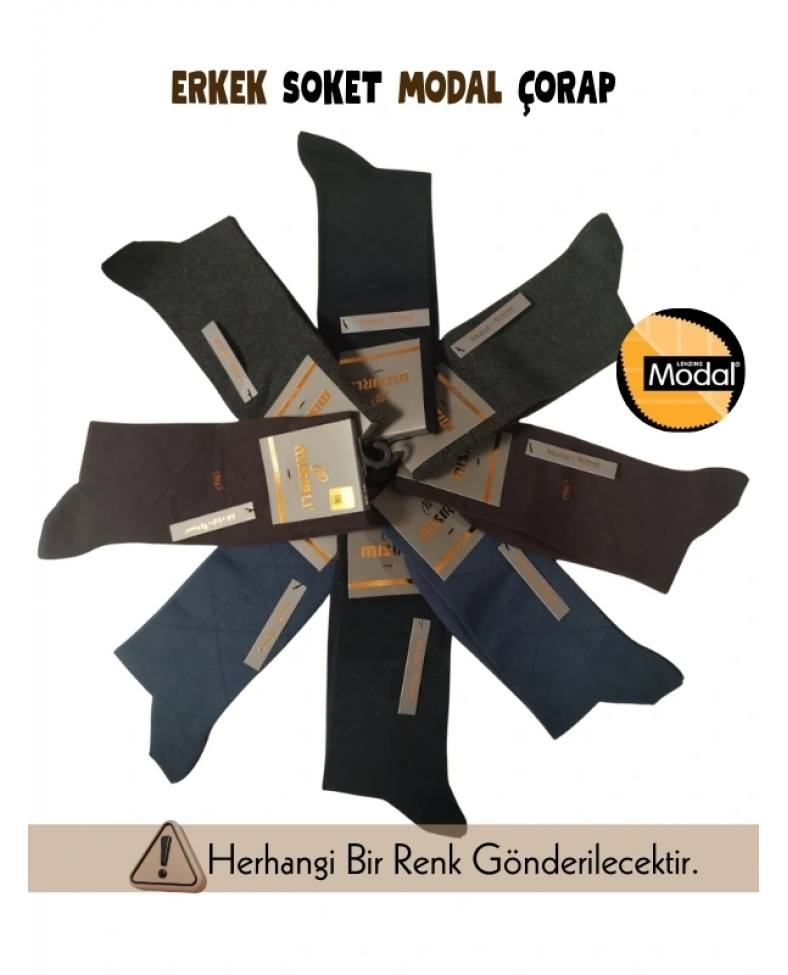 Mısırlı 61005 Erkek Modal Soket Çorap