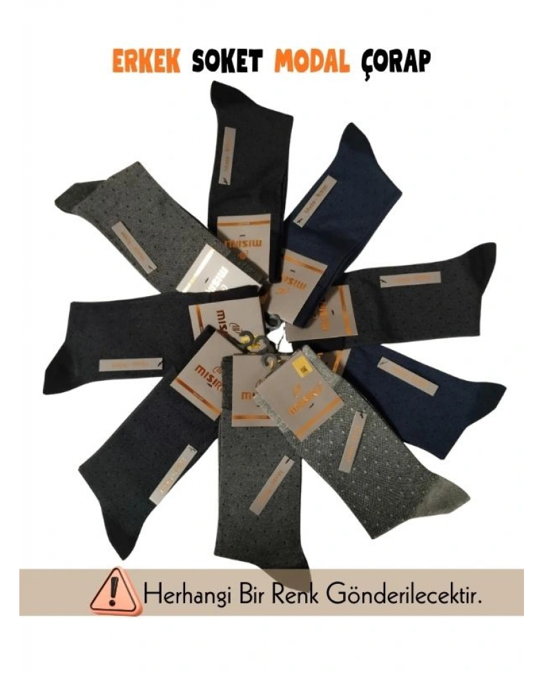 Mısırlı 61006 Erkek Modal Soket Çorap