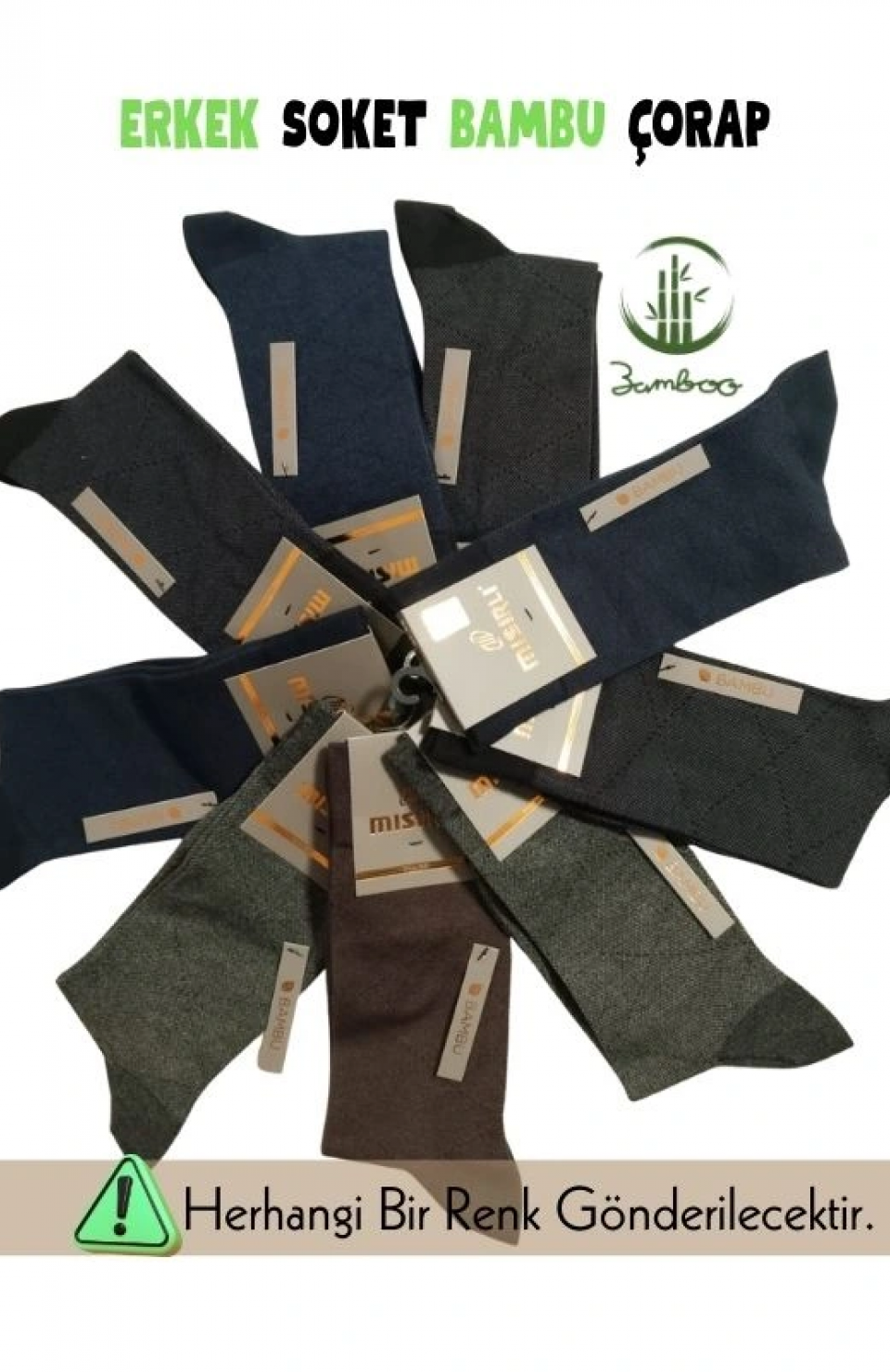 Mısırlı 62005 Erkek Bambu Soket Çorap