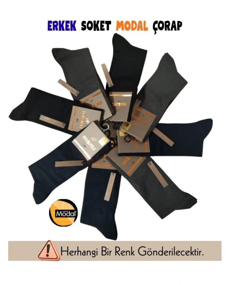 Mısırlı 62900 Erkek Organik Modal Soket Çorap