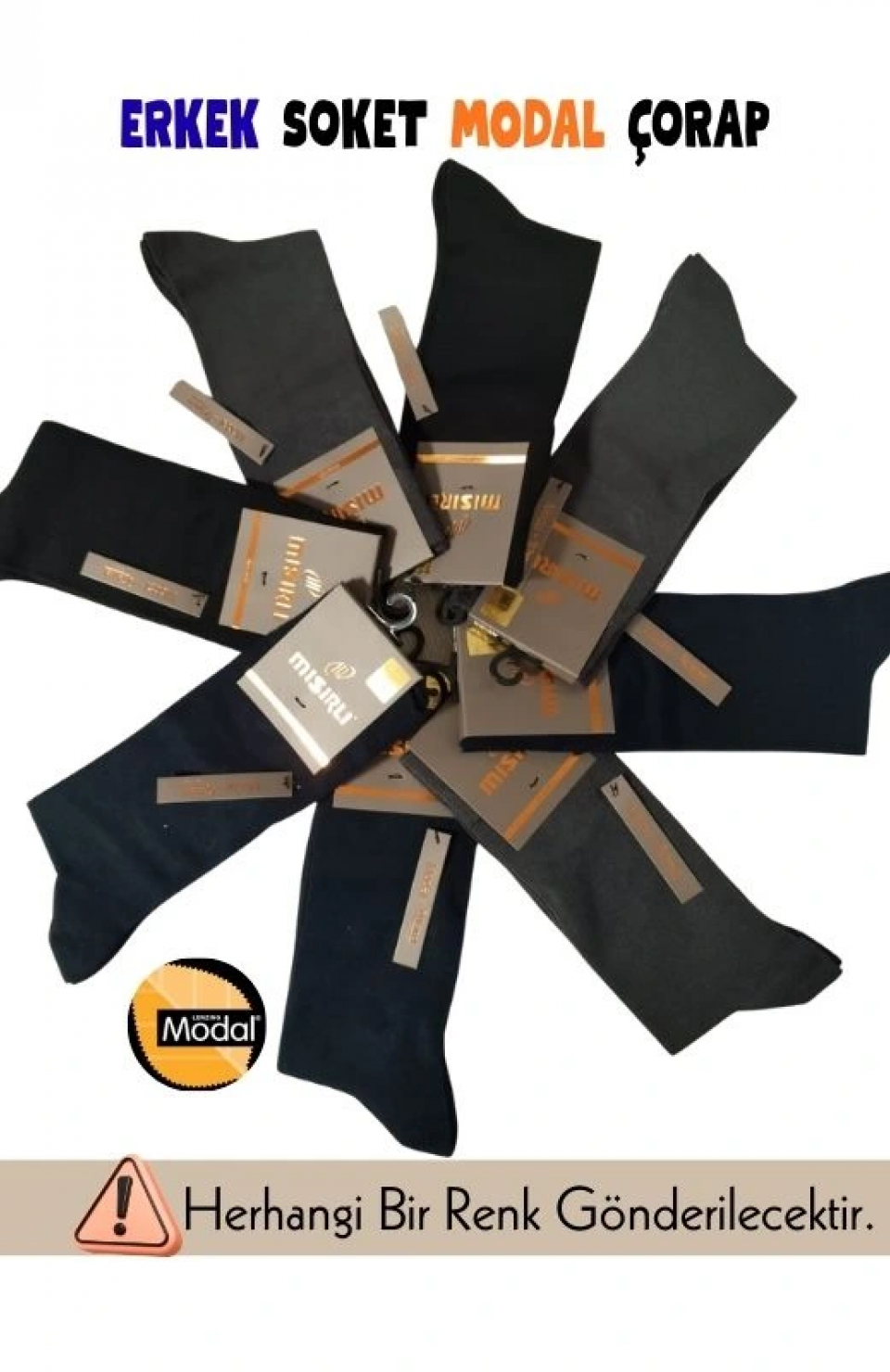 Mısırlı 62900 Erkek Organik Modal Soket Çorap