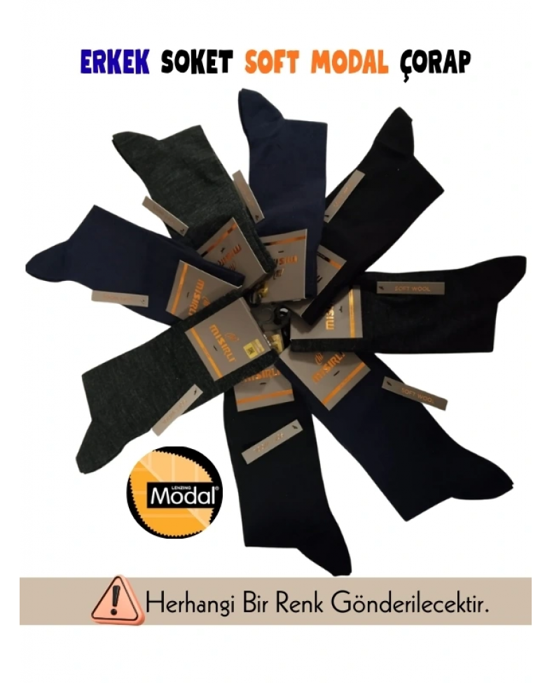 Mısırlı 63000 Erkek Soft Yün Soket Çorap