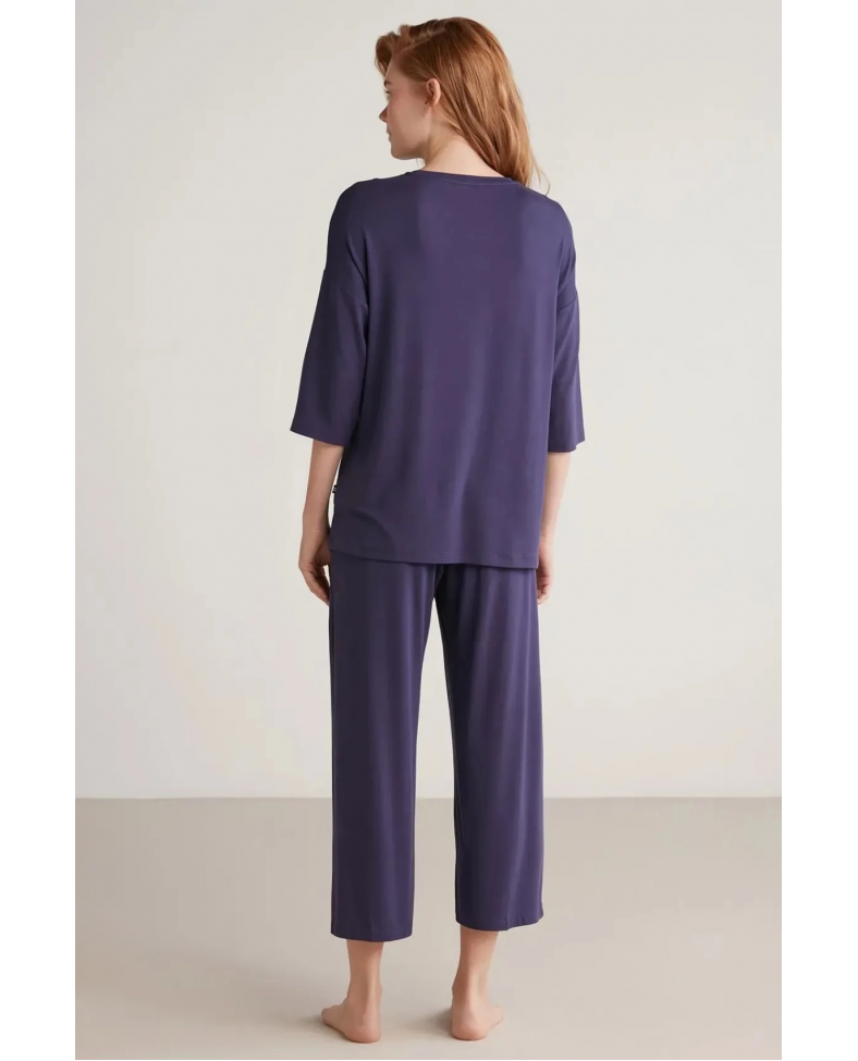 Nautıca W602 Kadın Yarım Kollu Pijama Takımı