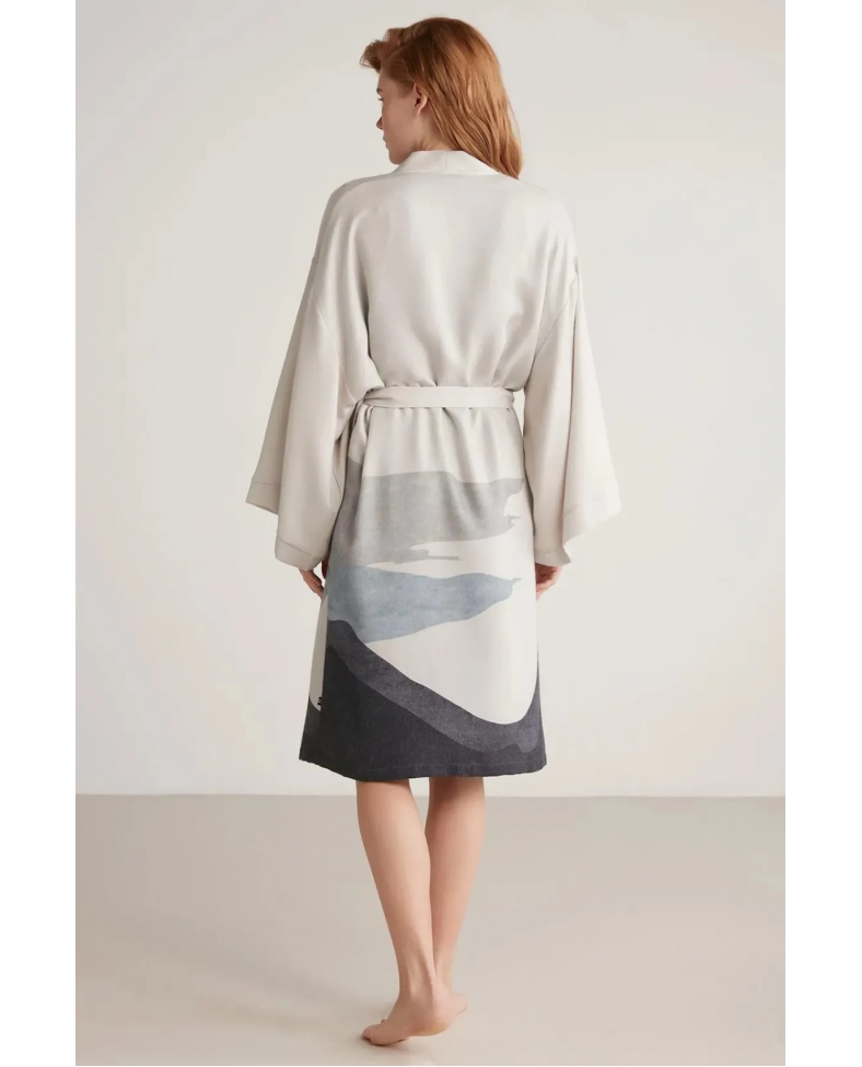 Nautıca W605 Kadın Kısa Gecelik ve Sabahlık Takımı