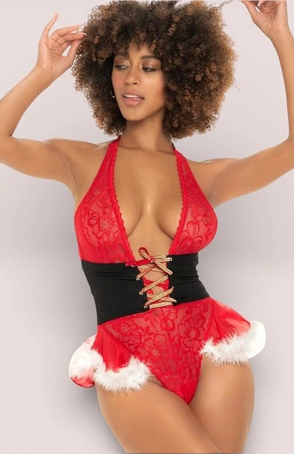 New Dreams 8603 Ağ Kısmı Açık Yılbaşı Kostümü