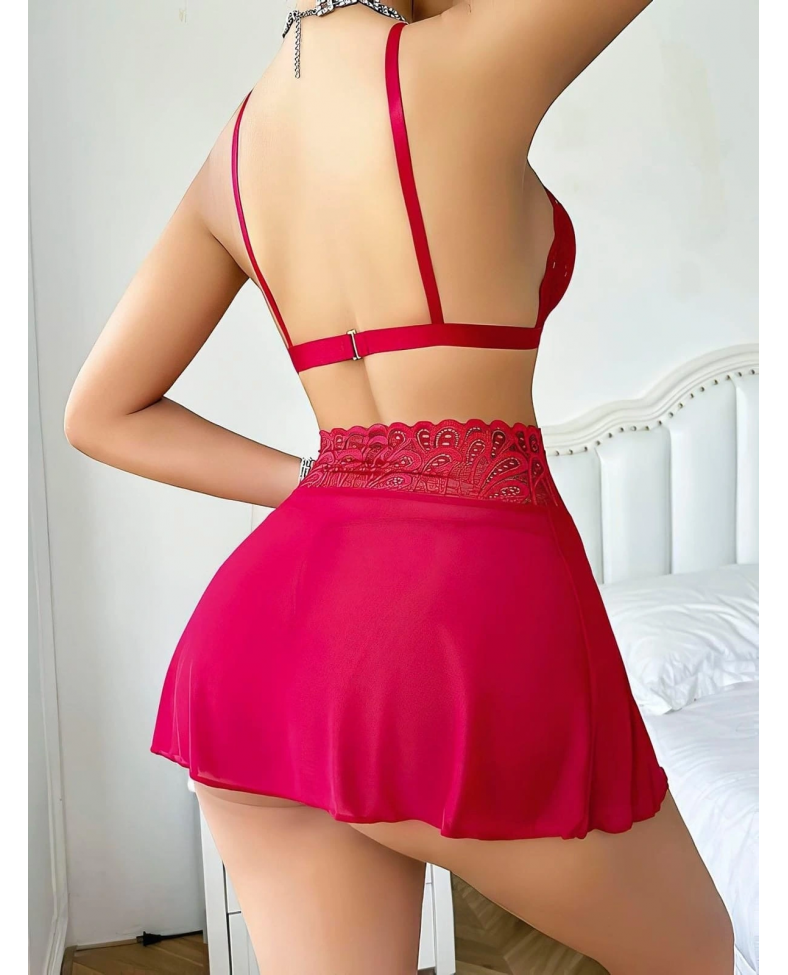 Nightlight 3720 Dantel Detay Mini Etekli Takım