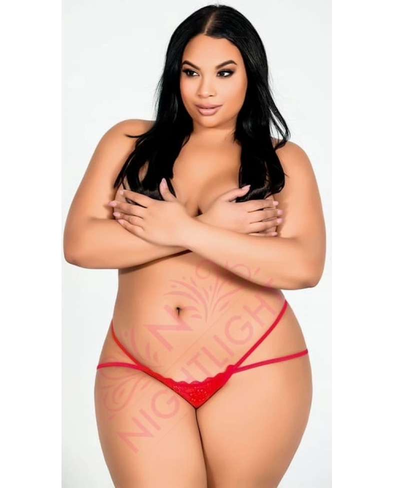 Nightlıght 9133 Büyük Beden Erotik Özel Bölgesi Açık Külot