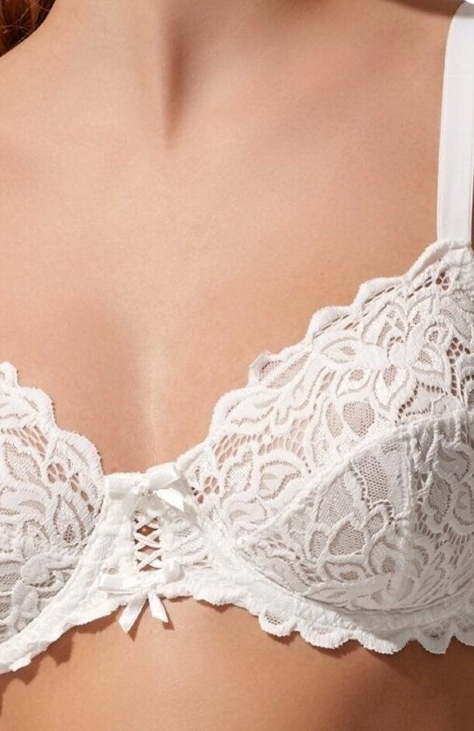 Nurteks 1050 Kadın Balenli Dantelli Toparlayıcı Sütyen