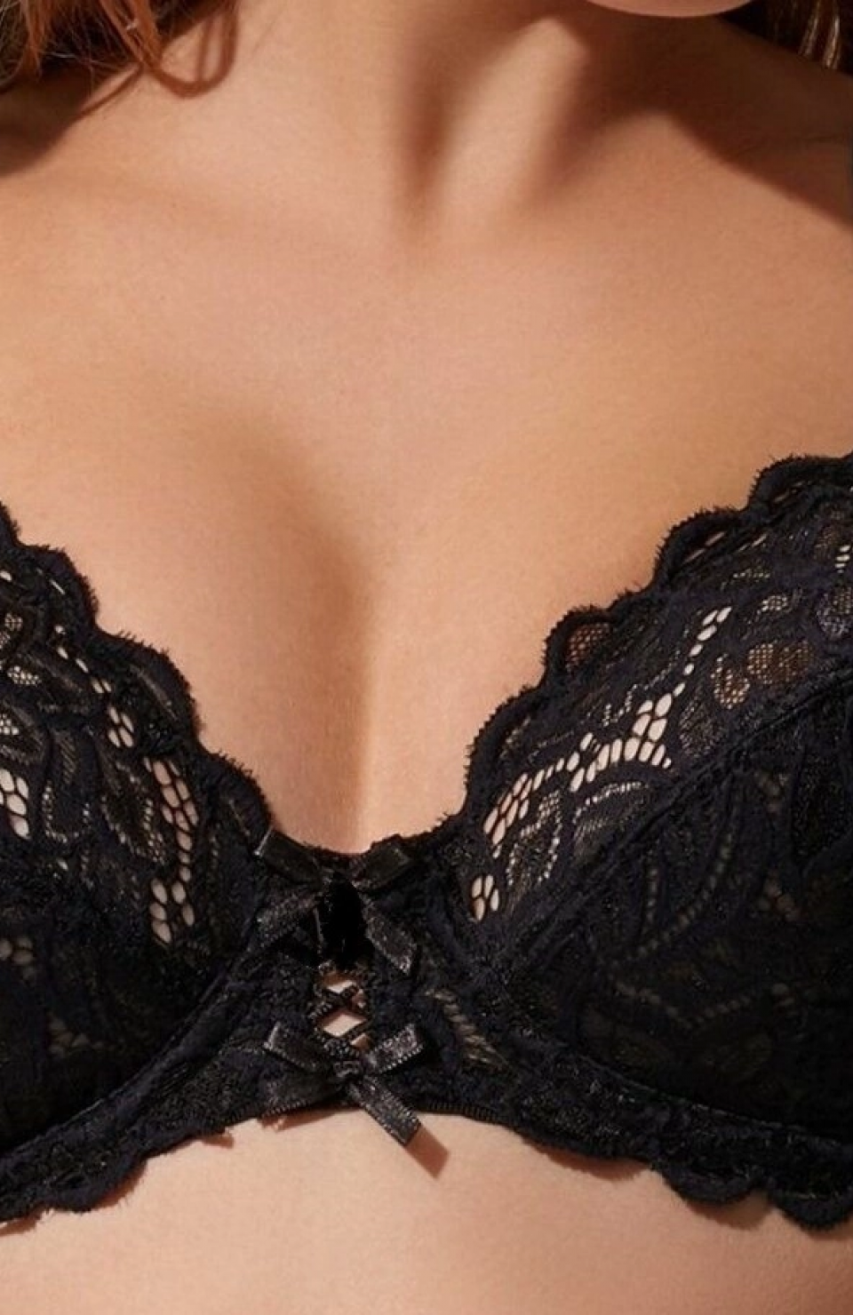Nurteks 1050 Kadın Balenli Dantelli Toparlayıcı Sütyen