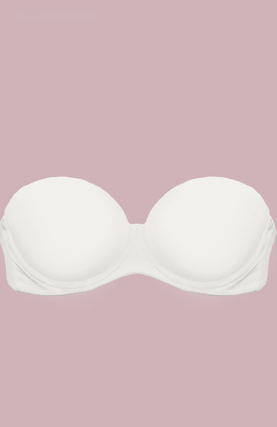 Nurteks 1590 Çift Dolgulu İki Beden Büyüten Straplez Sütyen