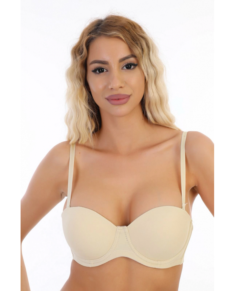 Nurteks 192 Desteksiz Straplez Sütyen