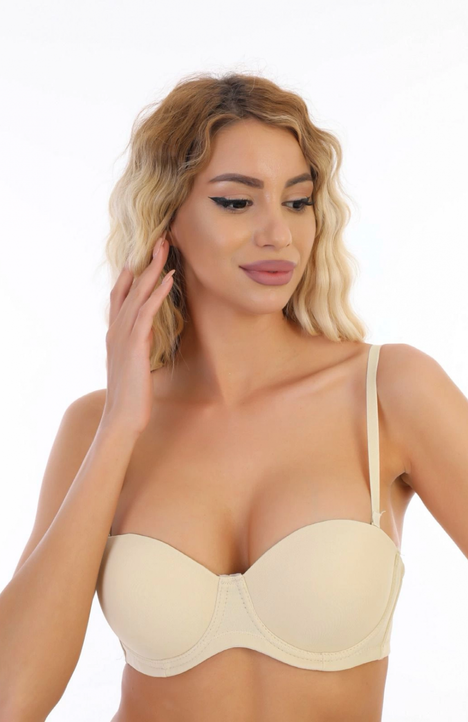 Nurteks 192 Desteksiz Straplez Sütyen