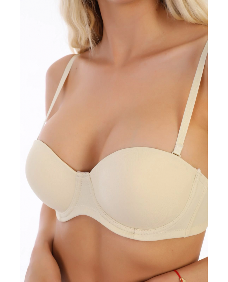 Nurteks 192 Desteksiz Straplez Sütyen