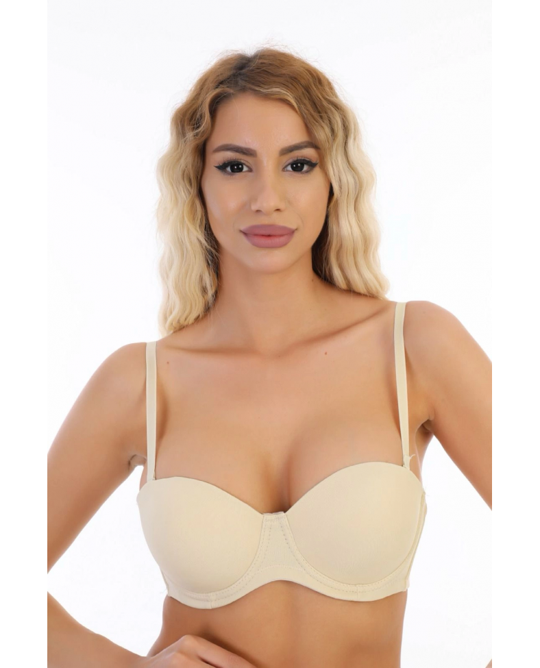 Nurteks 192 Desteksiz Straplez Sütyen