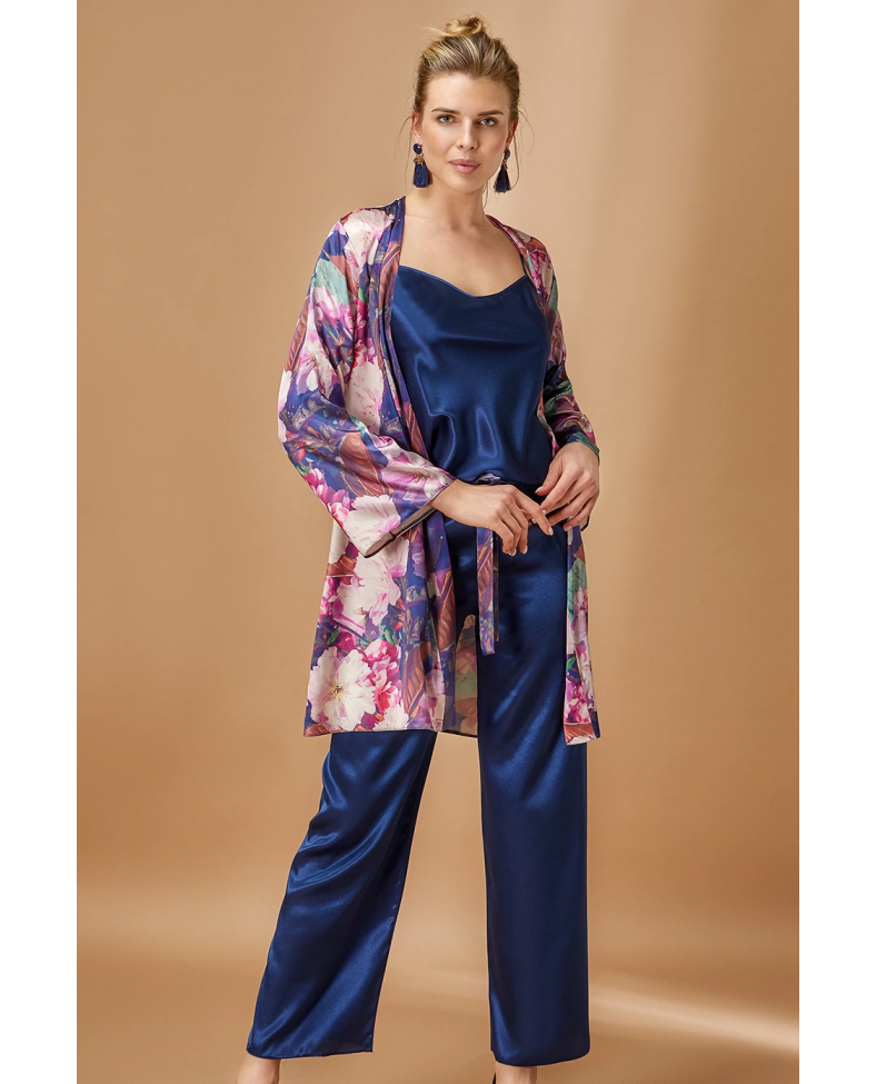 Nurteks 5951 Battal Sabahlıklı Pijama Takım