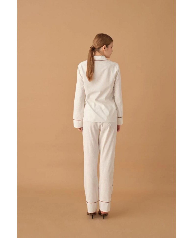 Pierre Cardin 25235 Kadın 3'Lü Braletli Biyeli Pijama Takım