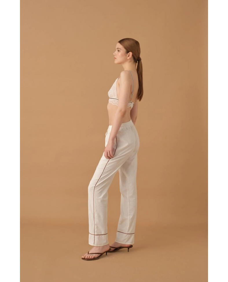 Pierre Cardin 25235 Kadın 3'Lü Braletli Biyeli Pijama Takım