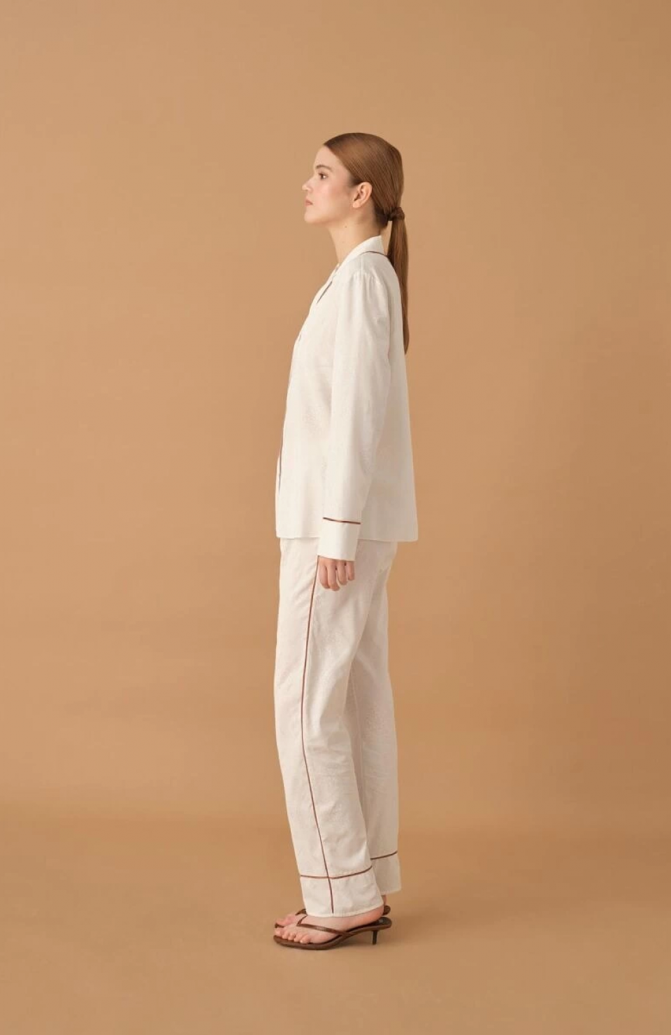 Pierre Cardin 25235 Kadın 3'Lü Braletli Biyeli Pijama Takım