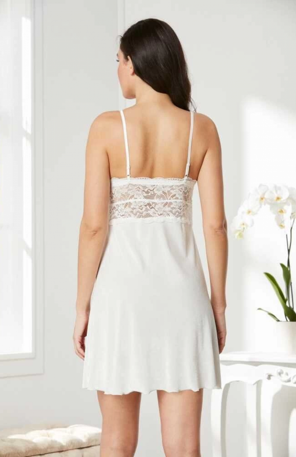 Pierre Cardin 4045 Kadife Saten Dantelli Gecelik ve Sabahlık Takımı