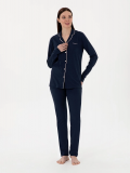 Pıerre Cardın 7717-S Bayan Gömlek Pijama Takımı