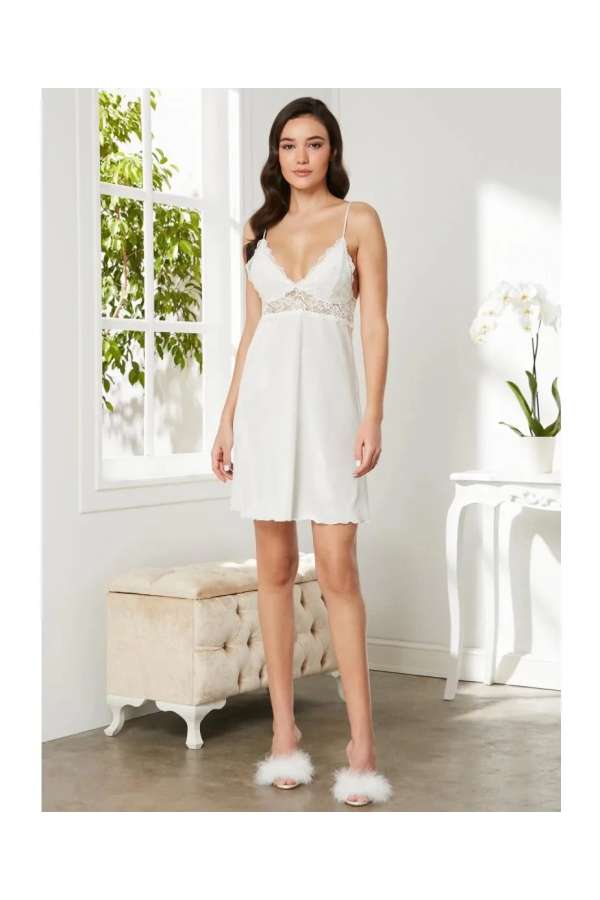 Pierre Cardin 845 Kadife Saten Gecelik