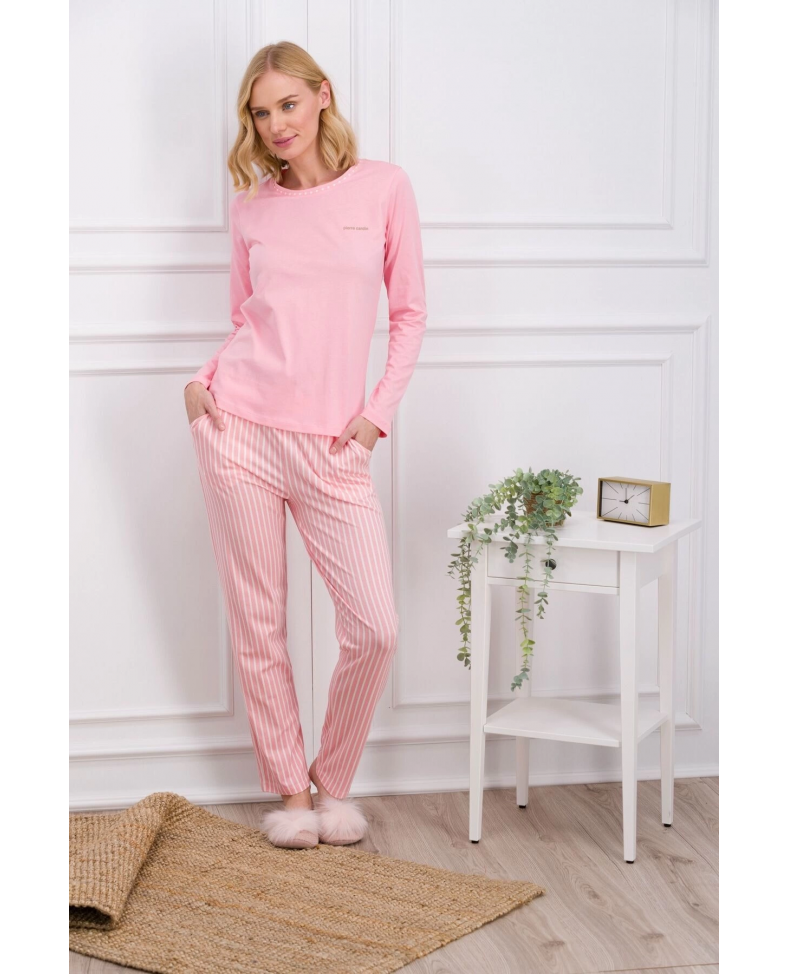 Pierre Cardin 8766-S Kadın Uzun Kol Pijama Takımı