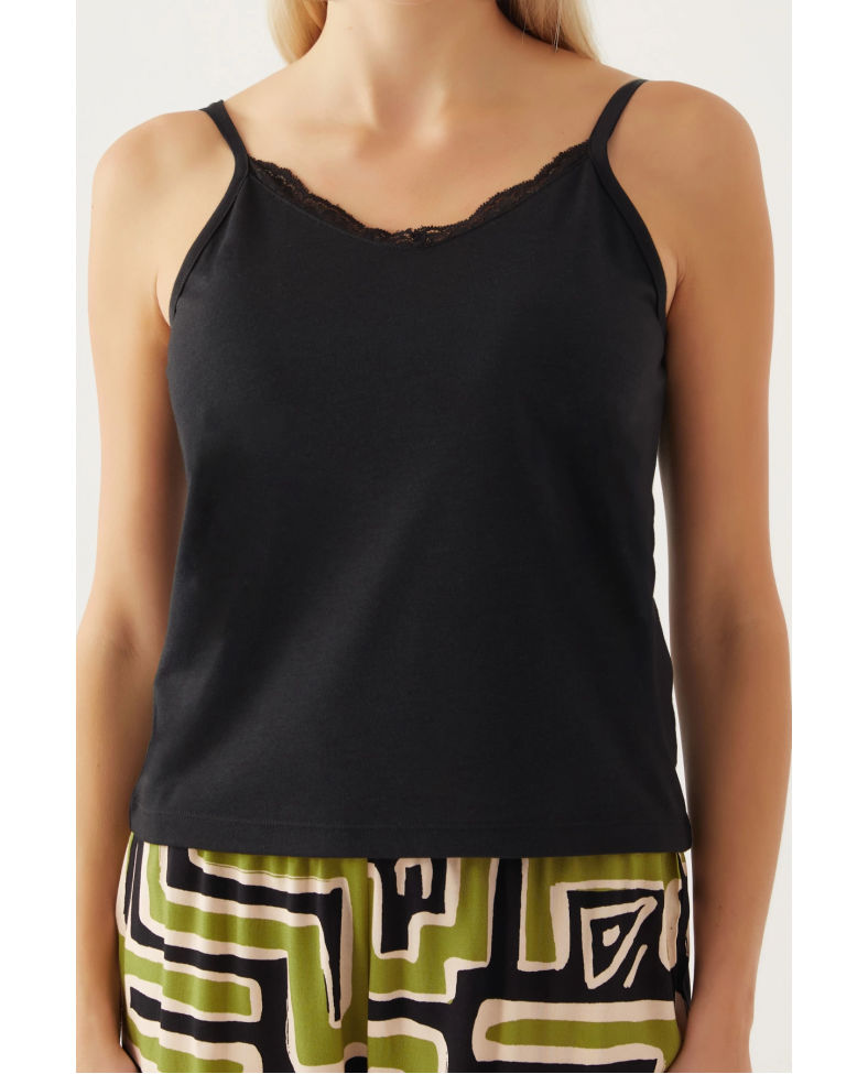 Pierre Cardin 8819-S Kadın Desenli Sabahlıklı Şort Takım