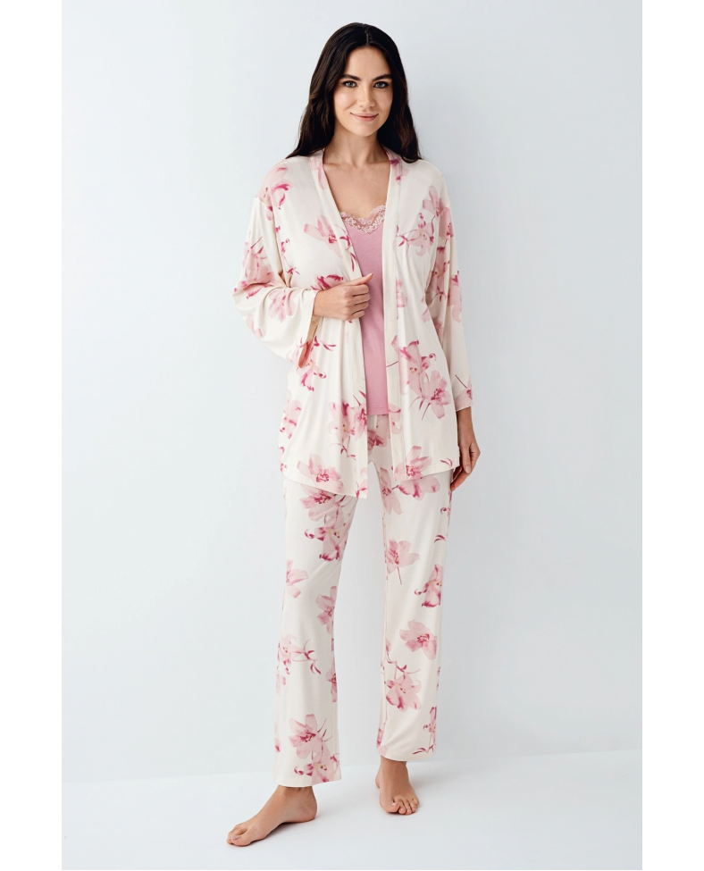 Pierre Cardin 9058-S 3'lü Pijama Takımı