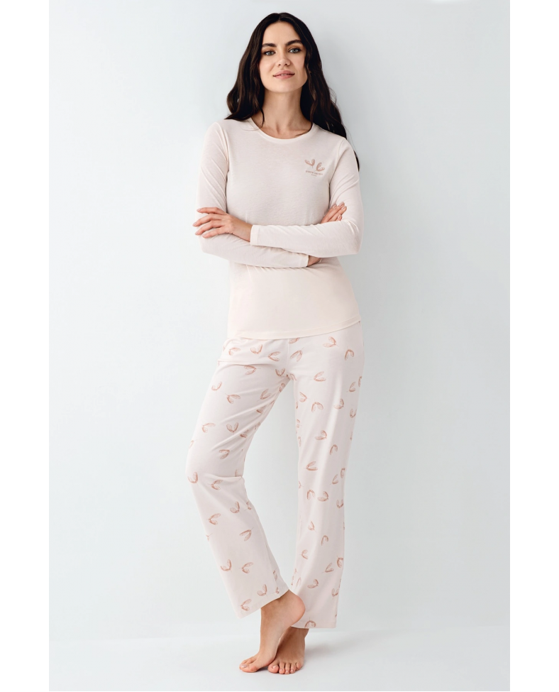 Pierre Cardin 9061-S Kadın Uzun Kol Pijama Takım